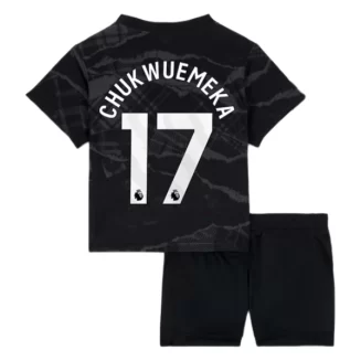 Kids Chelsea Carney Chukwuemeka #17 Derde Shirt 2024-2025 Korte Mouw (+ Korte broeken) voordelig online kopen