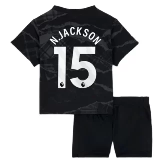 Kids Chelsea Nicolas Jackson #15 Derde Shirt 2024-2025 Korte Mouw (+ Korte broeken) voordelig online kopen