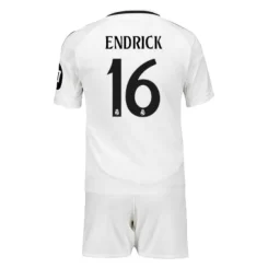 Kids Real Madrid Endrick Felipe #16 Thuisshirt 2024-2025 Korte Mouw (+ Korte broeken) voordelig online kopen