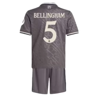 Kids Real Madrid Jude Bellingham #5 Derde Shirt 2024-2025 Korte Mouw (+ Korte broeken) voordelig online kopen