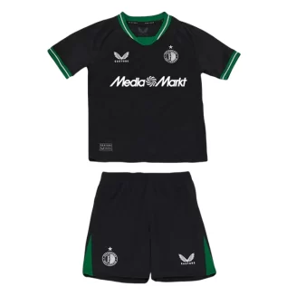 Kopen Kids Feyenoord Uitshirt 2024-2025 Korte Mouw (+ Korte broeken)