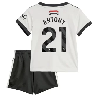 Kopen Kids Manchester United Antony #21 Derde Shirt 2024-2025 Korte Mouw (+ Korte broeken)