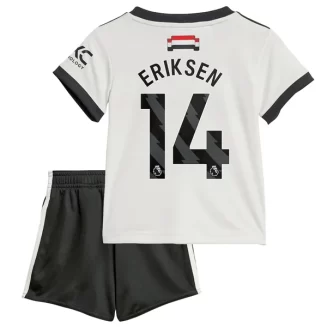 Kopen Kids Manchester United Christian Eriksen #14 Derde Shirt 2024-2025 Korte Mouw (+ Korte broeken)