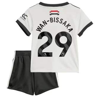 Kopen Kids Manchester United Wan-Bissaka #29 Derde Shirt 2024-2025 Korte Mouw (+ Korte broeken)