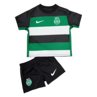 Kopen Kids Sporting CP Thuisshirt 2024-2025 Korte Mouw (+ Korte broeken)