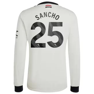 Kopen Manchester United Jadon Sancho #25 Derde Shirt 2024-2025 Lange Mouwen