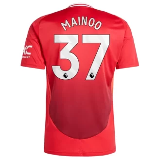 Kopen Manchester United Kobbie Mainoo #37 Thuisshirt 2024-2025 Korte Mouw