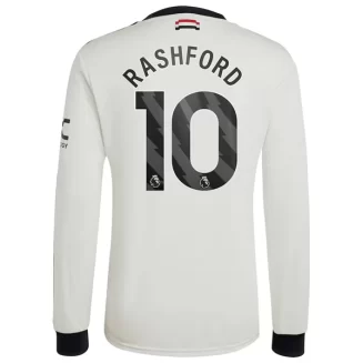 Kopen Manchester United Marcus Rashford #10 Derde Shirt 2024-2025 Lange Mouwen