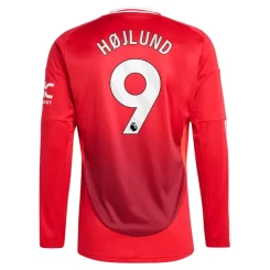 Kopen Manchester United Rasmus Højlund #9 Thuisshirt 2024-2025 Lange Mouwen