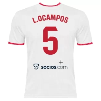 Kopen Sevilla FC Lucas Ocampos #5 Thuisshirt 2024-2025 Korte Mouw