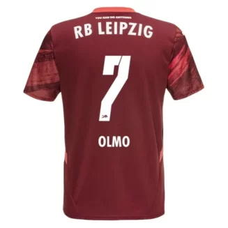 RB Leipzig Dani Olmo #7 Uitshirt 2024-2025 korte mouw voordelig online kopen