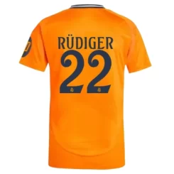 Real Madrid Antonio Rüdiger #22 Uitshirt 2024-2025 korte mouw voordelig online kopen