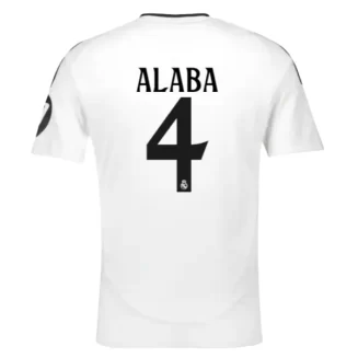 Real Madrid David Alaba #4 Thuisshirt 2024-2025 korte mouw voordelig online kopen