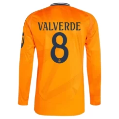 Real Madrid Federico Valverde #8 Uitshirt 2024-2025 lange mouwen voordelig online kopen