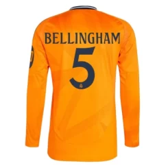 Real Madrid Jude Bellingham #5 Uitshirt 2024-2025 lange mouwen voordelig online kopen