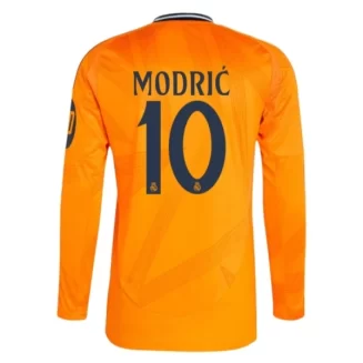 Real Madrid Luka Modrić #10 Uitshirt 2024-2025 lange mouwen voordelig online kopen