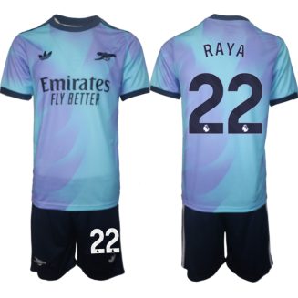 Arsenal Derde Shirt 2024-2025 David Raya #22 Voetbalshirts Korte Mouw (+ Korte broeken) voordelig online kopen