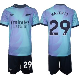 Arsenal Derde Shirt 2024-2025 Kai Havertz #29 Voetbalshirts Korte Mouw (+ Korte broeken) voordelig online kopen