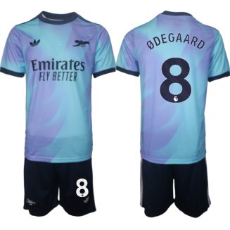 Arsenal Derde Shirt 2024-2025 Martin Ødegaard #8 Voetbalshirts Korte Mouw (+ Korte broeken) voordelig online kopen