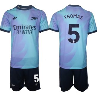 Arsenal Derde Shirt 2024-2025 Thomas Partey #5 Voetbalshirts Korte Mouw (+ Korte broeken) voordelig online kopen