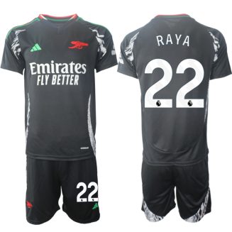 Arsenal Uitshirt 2024-2025 David Raya #22 Voetbalshirts Korte Mouw (+ Korte broeken) voordelig online kopen