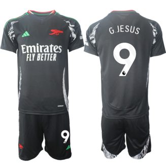 Arsenal Uitshirt 2024-2025 Gabriel Jesus #9 Voetbalshirts Korte Mouw (+ Korte broeken) voordelig online kopen