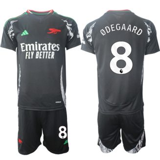 Arsenal Uitshirt 2024-2025 Martin Ødegaard #8 Voetbalshirts Korte Mouw (+ Korte broeken) voordelig online kopen