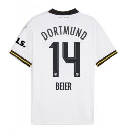 Borussia Dortmund Derde Shirt 2024-2025 Maximilian Beier #14 Voetbalshirts korte mouw online kopen