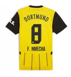 Borussia Dortmund Thuisshirt 2024-2025 Felix Nmecha #8 Voetbalshirts korte mouw online kopen