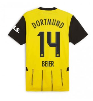 Borussia Dortmund Thuisshirt 2024-2025 Maximilian Beier #14 Voetbalshirts korte mouw online kopen