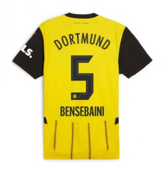 Borussia Dortmund Thuisshirt 2024-2025 Ramy Bensebaini #5 Voetbalshirts korte mouw online kopen