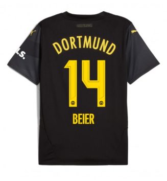 Borussia Dortmund Uitshirt 2024-2025 Maximilian Beier #14 Voetbalshirts korte mouw online kopen