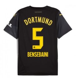 Borussia Dortmund Uitshirt 2024-2025 Ramy Bensebaini #5 Voetbalshirts korte mouw online kopen