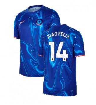 Chelsea Thuisshirt 2024-2025 Joao Felix #14 Voetbalshirts korte mouw online kopen