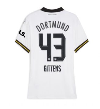 Dames Borussia Dortmund Derde Shirt 2024-2025 Jamie Bynoe-Gittens #43 Voetbalshirts korte mouw online kopen