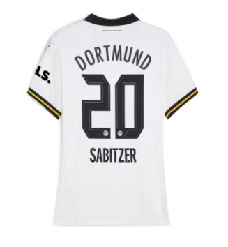 Dames Borussia Dortmund Derde Shirt 2024-2025 Marcel Sabitzer #20 Voetbalshirts korte mouw online kopen