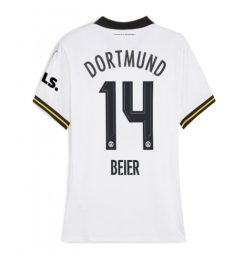 Dames Borussia Dortmund Derde Shirt 2024-2025 Maximilian Beier #14 Voetbalshirts korte mouw online kopen