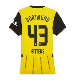 Dames Borussia Dortmund Thuisshirt 2024-2025 Jamie Bynoe-Gittens #43 Voetbalshirts korte mouw online kopen