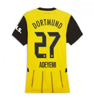 Dames Borussia Dortmund Thuisshirt 2024-2025 Karim Adeyemi #27 Voetbalshirts korte mouw online kopen