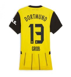 Dames Borussia Dortmund Thuisshirt 2024-2025 Pascal Gross #13 Voetbalshirts korte mouw online kopen