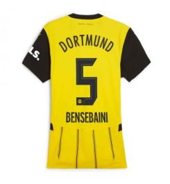 Dames Borussia Dortmund Thuisshirt 2024-2025 Ramy Bensebaini #5 Voetbalshirts korte mouw online kopen