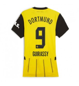 Dames Borussia Dortmund Thuisshirt 2024-2025 Serhou Guirassy #9 Voetbalshirts korte mouw online kopen