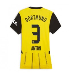 Dames Borussia Dortmund Thuisshirt 2024-2025 Waldemar Anton #3 Voetbalshirts korte mouw online kopen