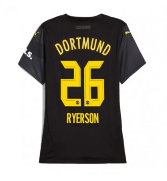 Dames Borussia Dortmund Uitshirt 2024-2025 Julian Ryerson #26 Voetbalshirts korte mouw online kopen