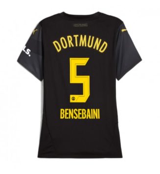 Dames Borussia Dortmund Uitshirt 2024-2025 Ramy Bensebaini #5 Voetbalshirts korte mouw online kopen