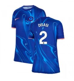 Dames Chelsea Thuisshirt 2024-2025 Axel Disasi #2 Voetbalshirts korte mouw online kopen