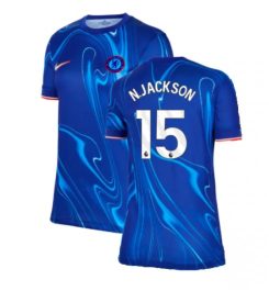 Dames Chelsea Thuisshirt 2024-2025 Nicolas Jackson #15 Voetbalshirts korte mouw online kopen