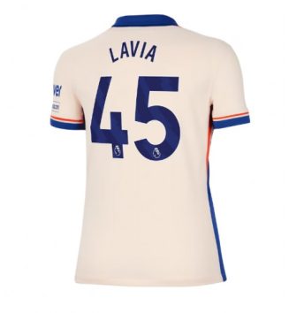 Dames Chelsea Uitshirt 2024-2025 Romeo Lavia #45 Voetbalshirts korte mouw online kopen