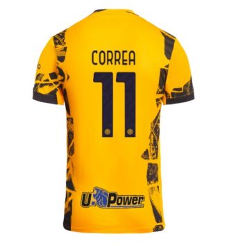 Inter Milan Derde Shirt 2024-2025 Joaquin Correa #11 Korte Mouw