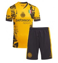 Kinderen Inter Milan Derde Shirt 2024-2025 Piotr Zielinski #7 Korte Mouw (+ Korte broeken)-1